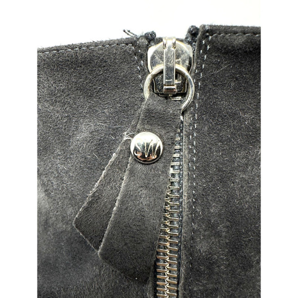 Stuart Weitzman Dark Gray Suede Over The Knee Thigh High Heeled Boots US 7 - Picture 12 of 13